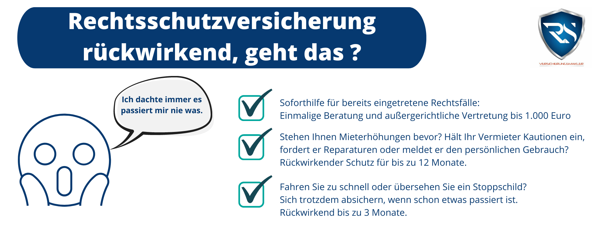 Rechtsschutzversicherung rückwirkend abschließen: Geht das?