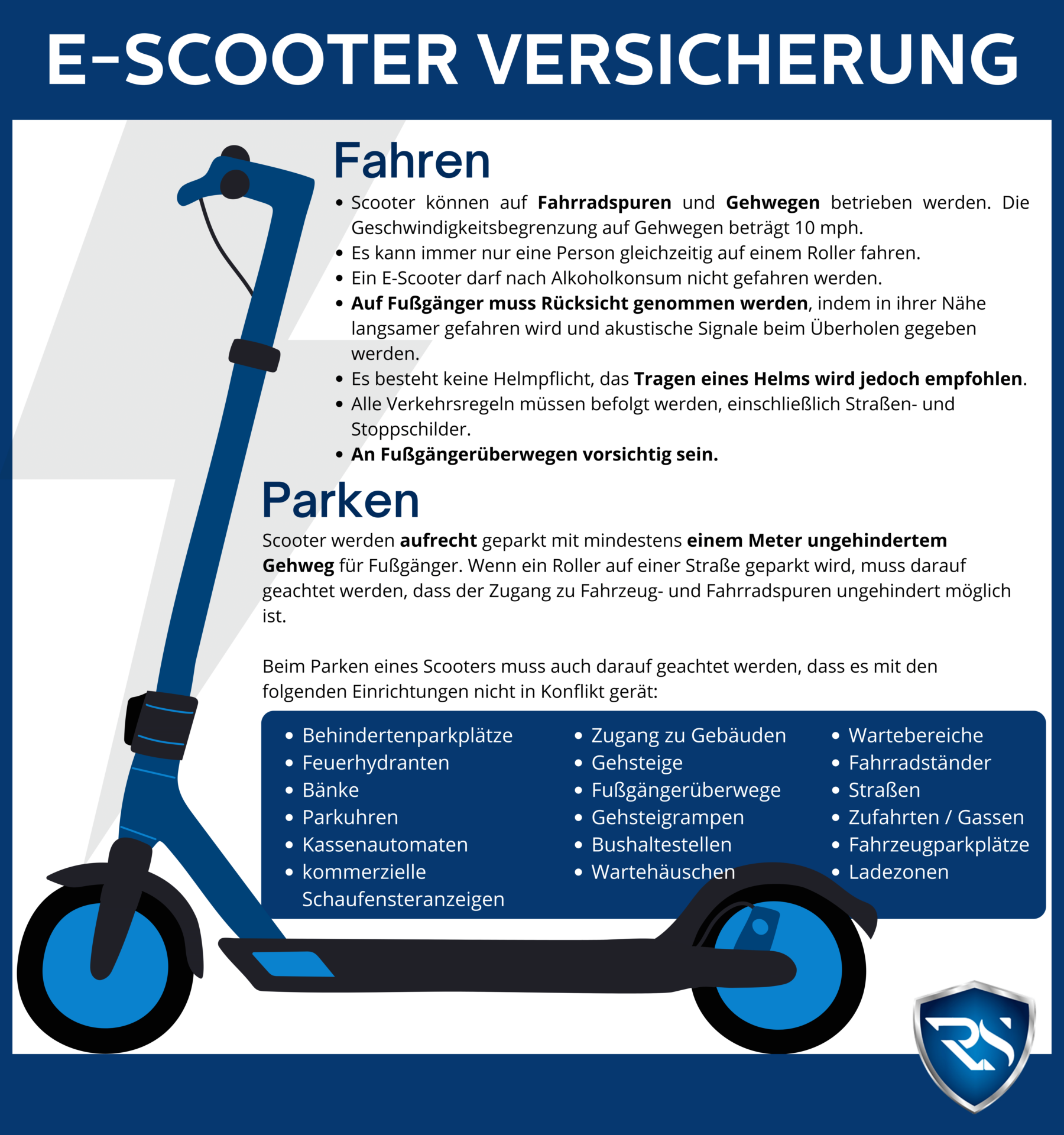 E-Scooter-Versicherung ▻ ist sie notwendig?